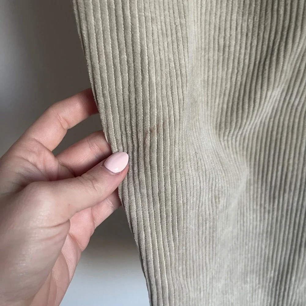 Burberry Beige‎ Corduroy Cotton Trouser Pants Size